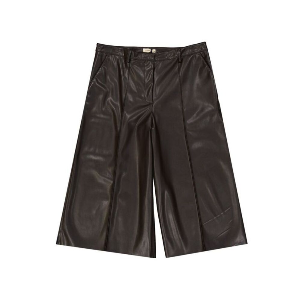 BLANCA VITA Brown Polyethylene Bermuda Women's Shorts - Picture 1 of 3
